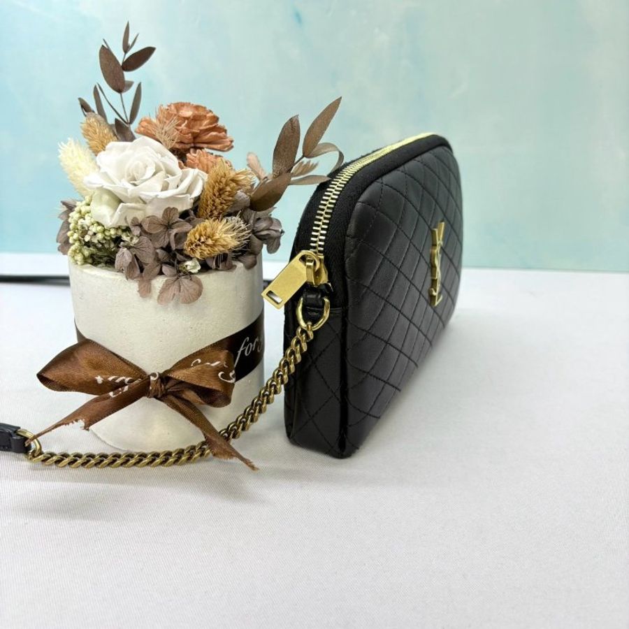 YSL GABY小羊皮貝殼包-3