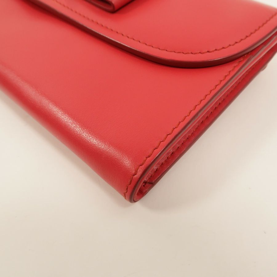 Salvatore Ferragamo 牛皮皮革Vara Bow Continental Wallet錢包-12
