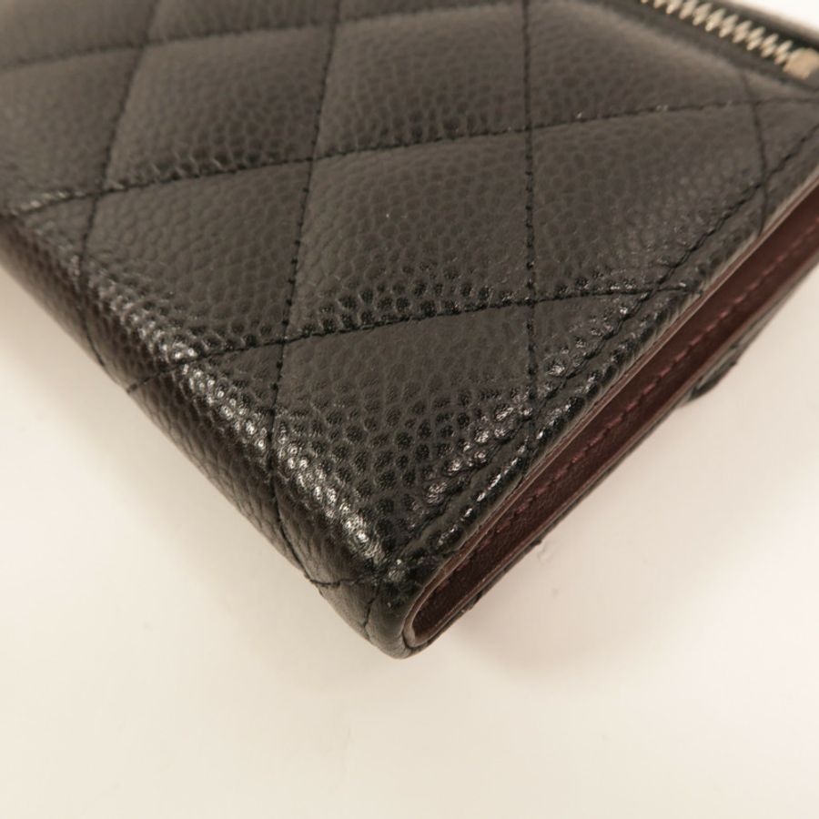 CHANEL 牛皮皮革Classic Small Flap Wallet錢包-12