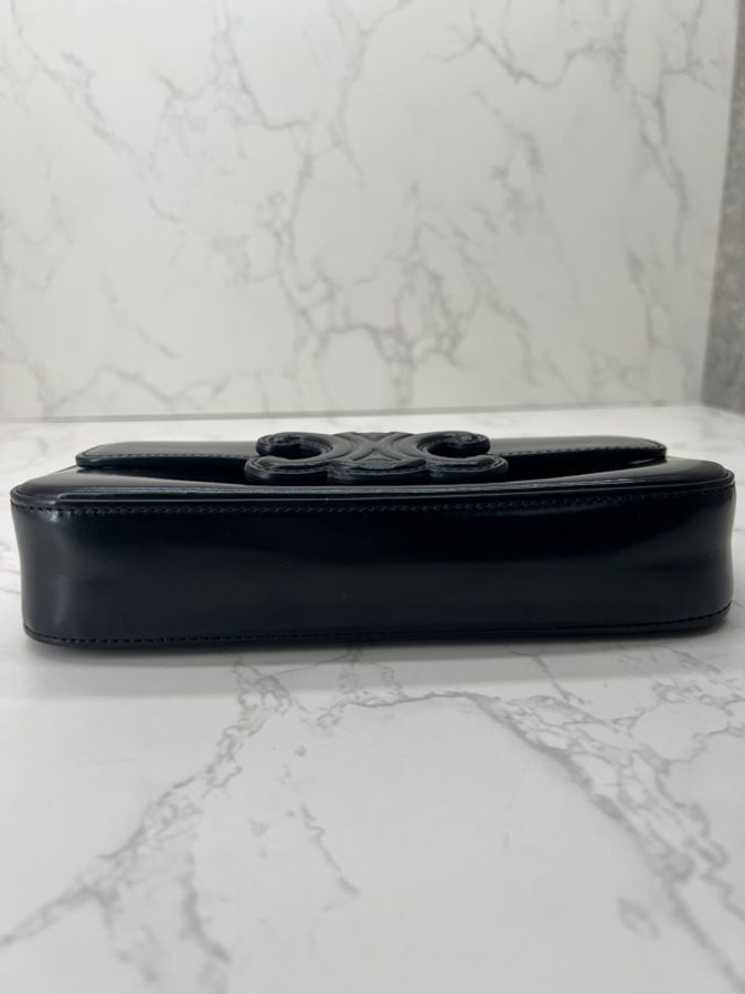 香緹國際精品 CELINE 凱旋門 浮雕 橫版包 1204-12