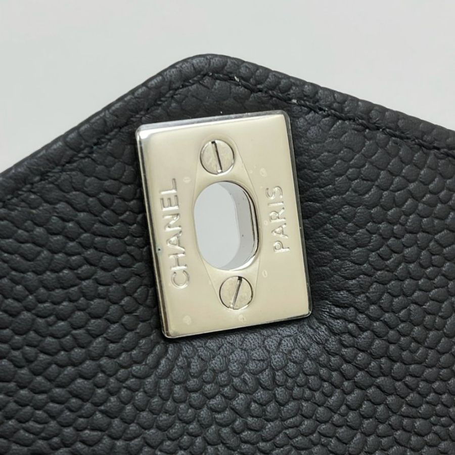 CHANEL 山型紋翻蓋包 保卡款-9