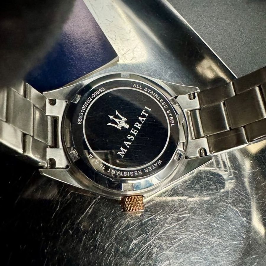 MASERATI手錶,編號R8853100502,32mm玫瑰金錶殼,銀色錶帶款-5