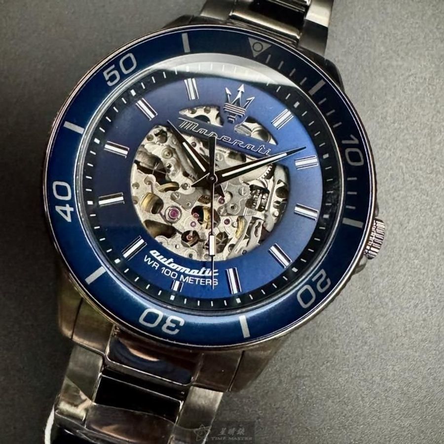 MASERATI手錶,編號R8823140015,44mm槍灰色錶殼,槍灰色錶帶款-8
