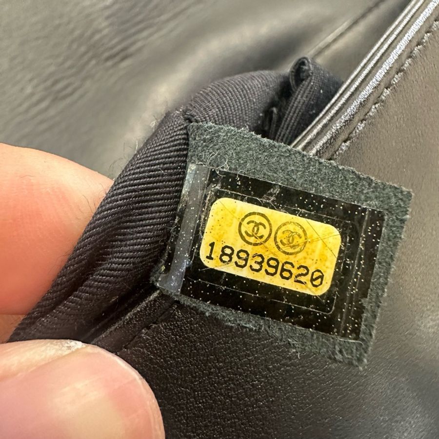 chanel 香奈兒 秀款限定Leboy 黑銀多鏈條包 牛皮-9
