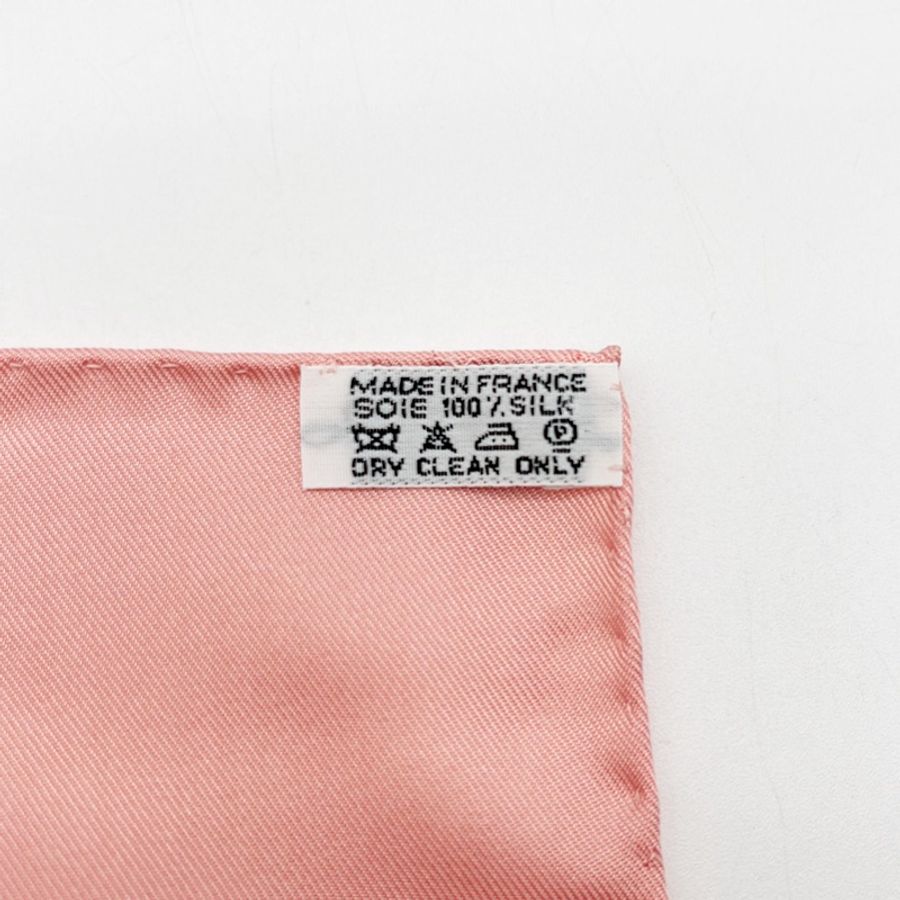 HERMÈS|Escales méditerranéennes 粉色地中海之旅 90cm絲巾-8