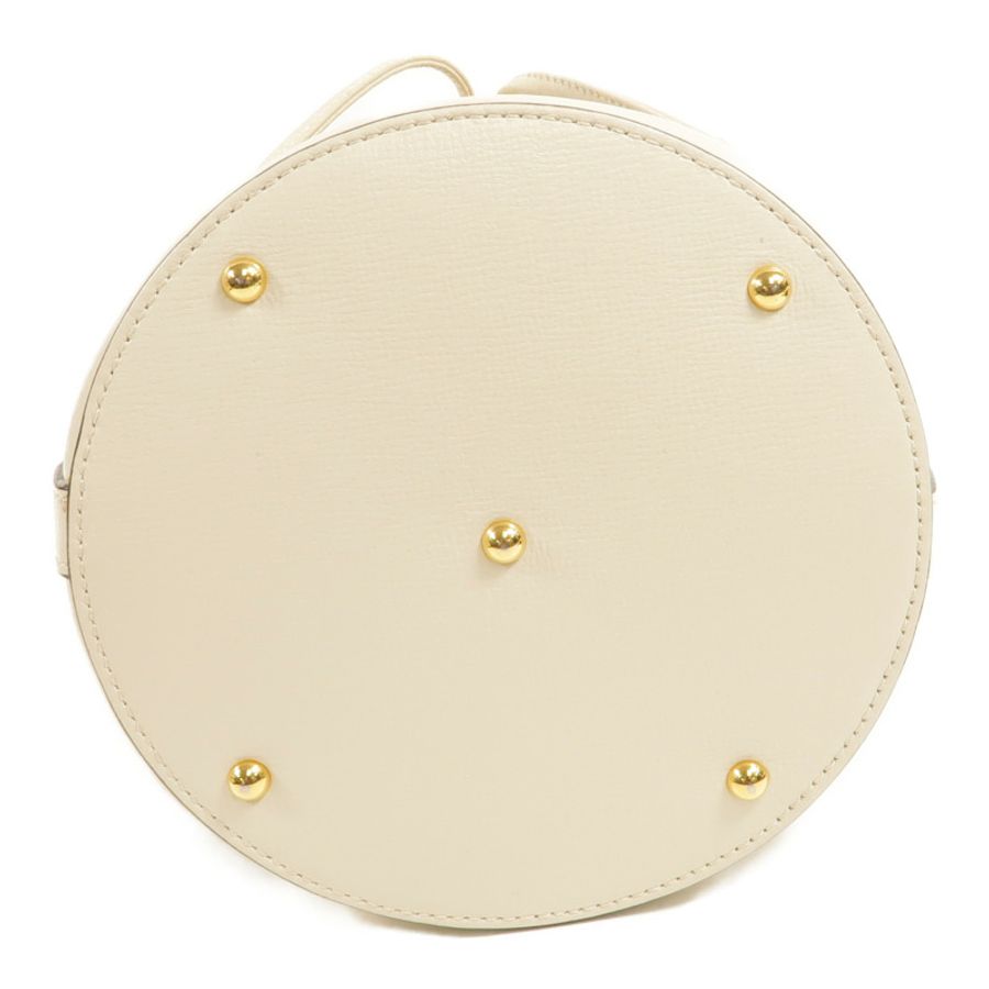 GUCCI 塗層帆布Horsebit 1955 Small Bucket Bag金扣肩背袋-3