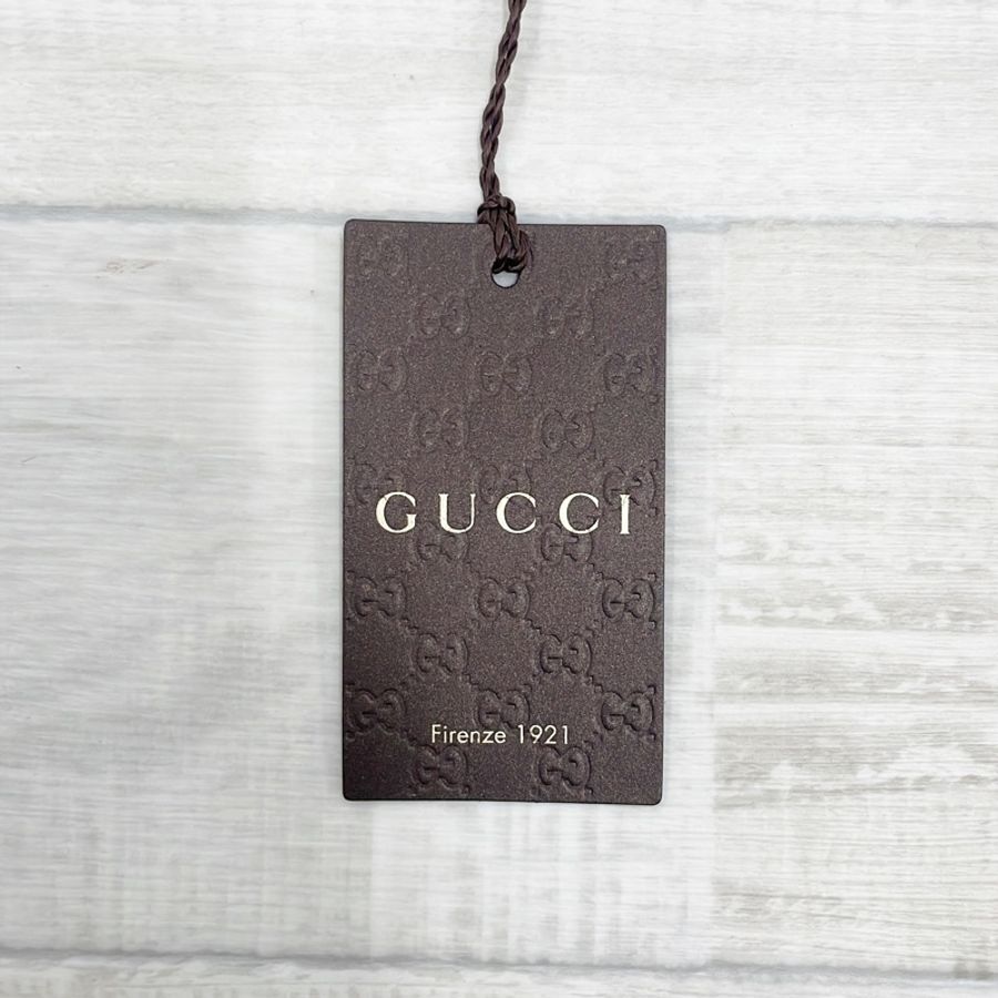 GUCCI|古馳 紫色立體雙G花卉大方絲巾-7