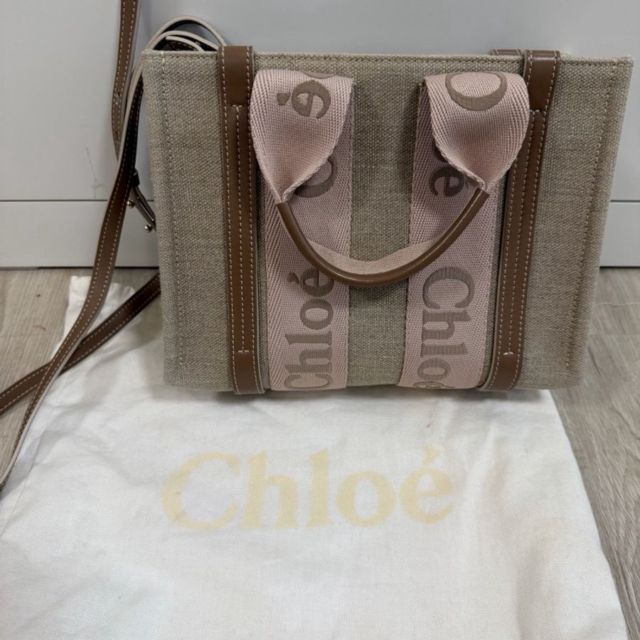 Chloe 奶茶色刺繡款 超可愛 !🥨基本上全新-11