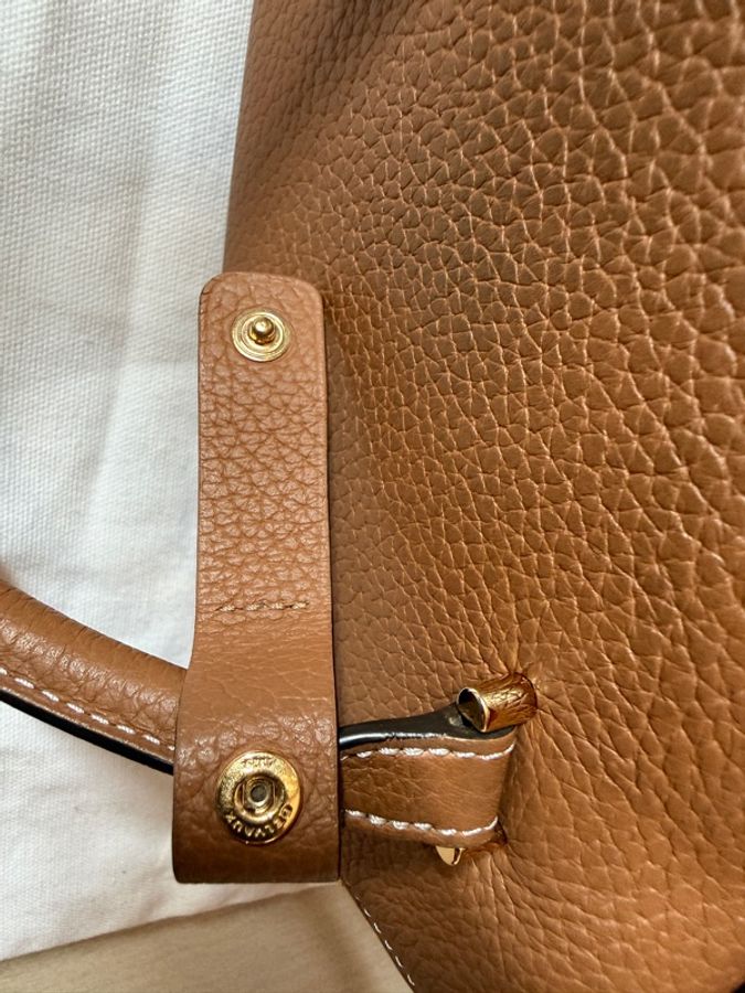 Delvaux cool box mini 金棕 啡色-49