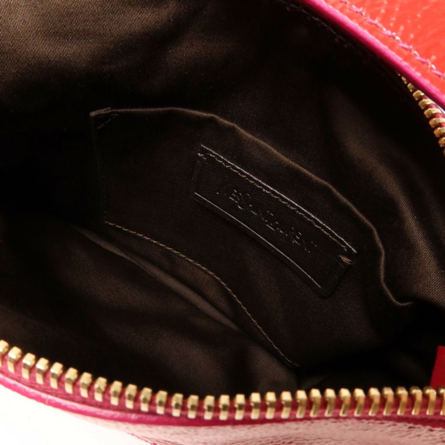 YVES SAINT LAURENT 漆皮皮革Shoulder Bag肩背袋-4