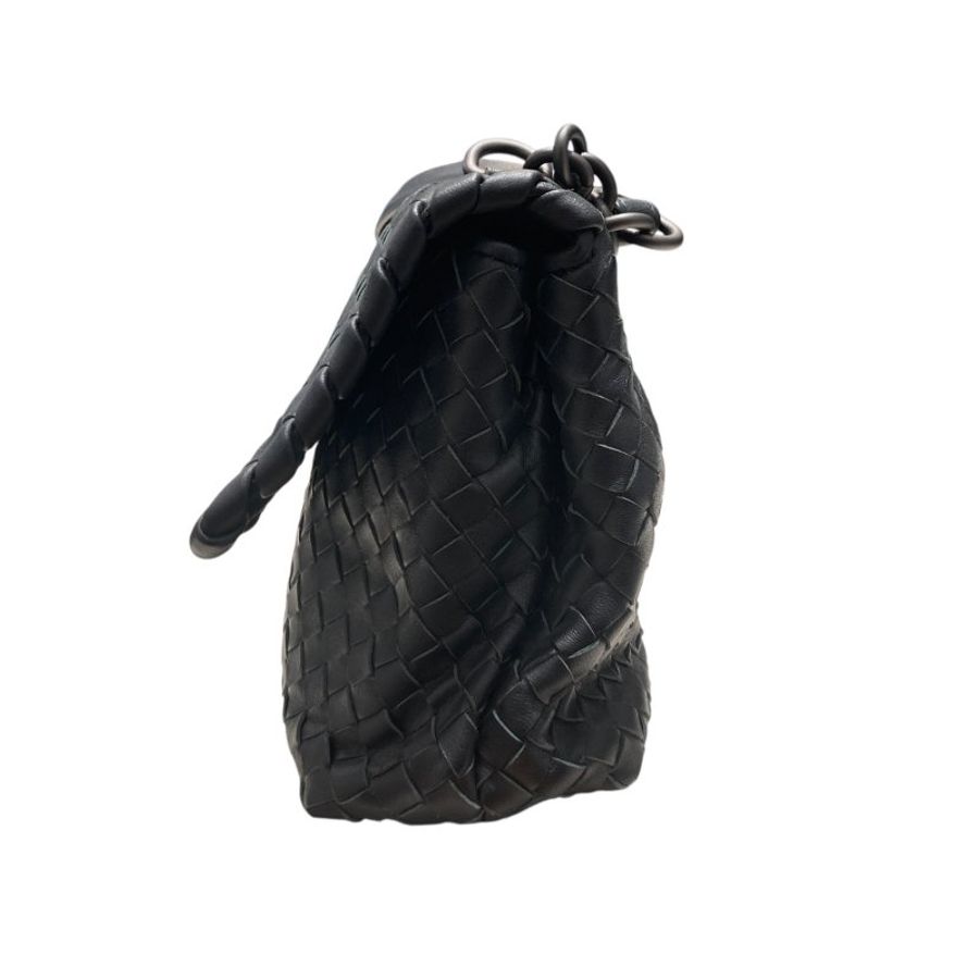 BOTTEGA VENETA 葆蝶嘉 OLIMPIA手提包 牛皮 黑色 黑釦-2