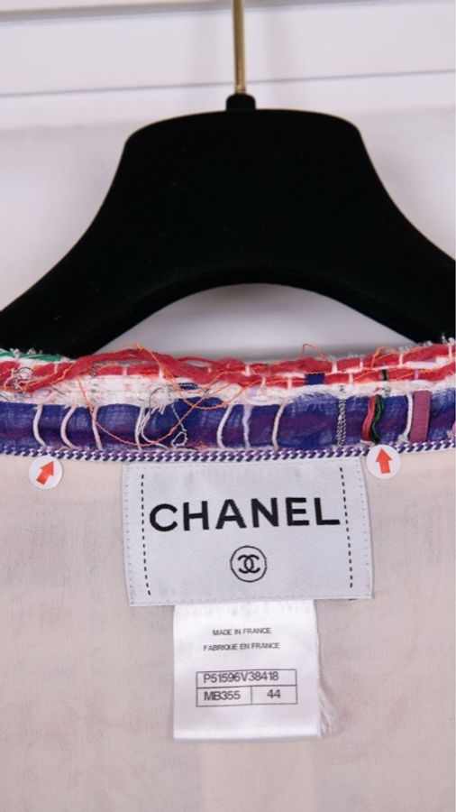 Chanel 15年女权系列秀款彩色马赛克编织圆领上衣外套-27