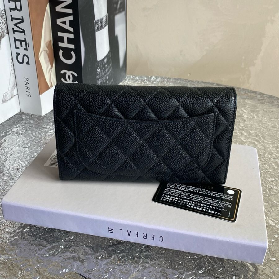 Chanel 香奈兒 長款錢包 21開 尺寸:18*10*2 附件 卡-2