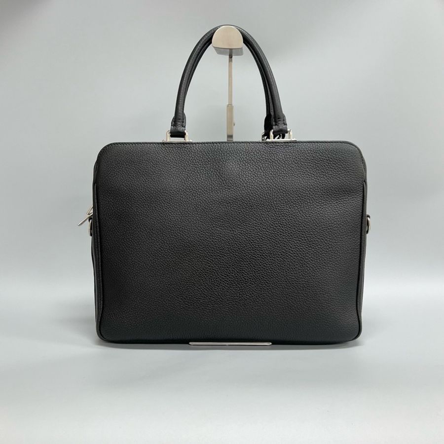 Louis Vuitton 路易威登 Armand系列黑色顆粒牛皮男士公文包 手提單肩斜挎包 尺寸:37*28cm-1