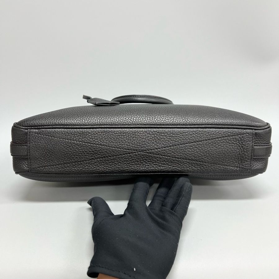 Louis Vuitton 路易威登 Armand系列黑色顆粒牛皮男士公文包 手提單肩斜挎包 尺寸:37*28cm-2