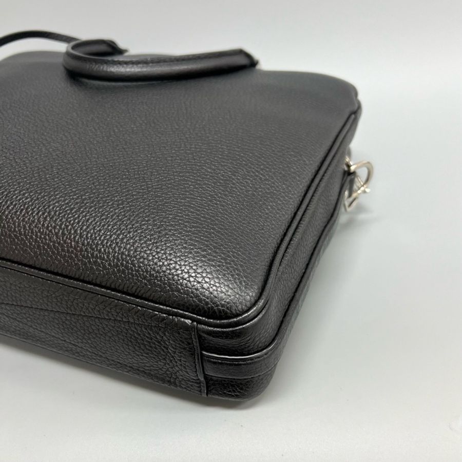Louis Vuitton 路易威登 Armand系列黑色顆粒牛皮男士公文包 手提單肩斜挎包 尺寸:37*28cm-3
