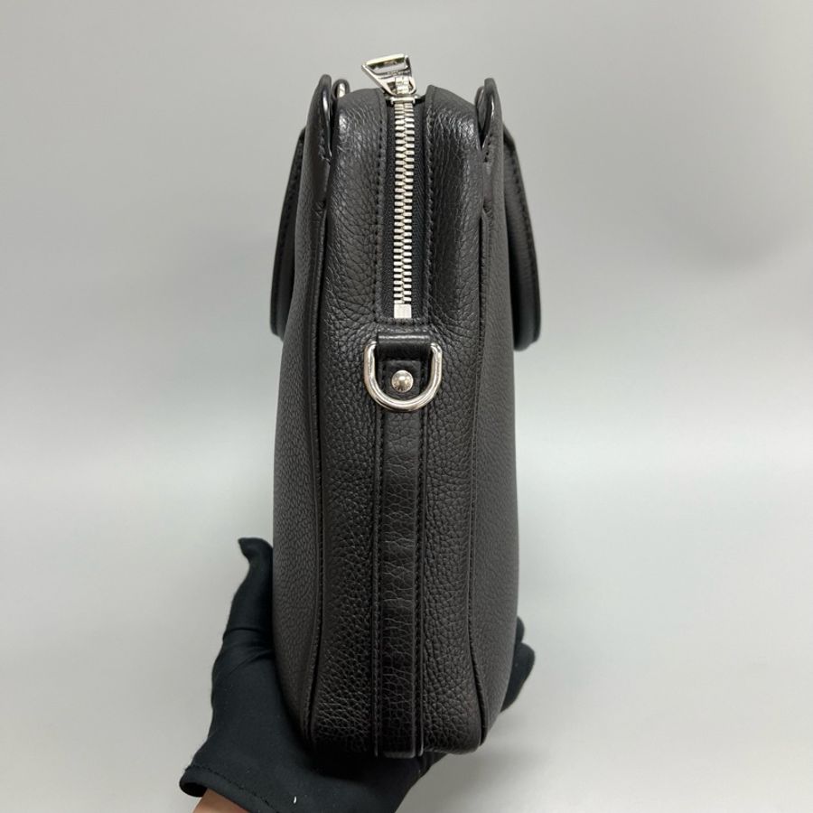 Louis Vuitton 路易威登 Armand系列黑色顆粒牛皮男士公文包 手提單肩斜挎包 尺寸:37*28cm-5