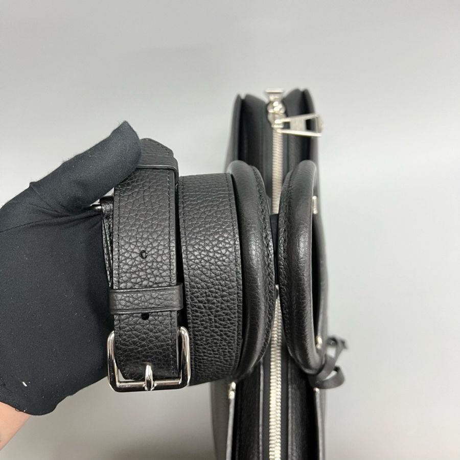 Louis Vuitton 路易威登 Armand系列黑色顆粒牛皮男士公文包 手提單肩斜挎包 尺寸:37*28cm-7