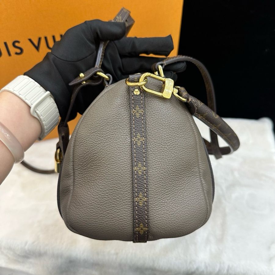Louis Vuitton 路易威登 Express小號枕頭包 灰色牛皮-3