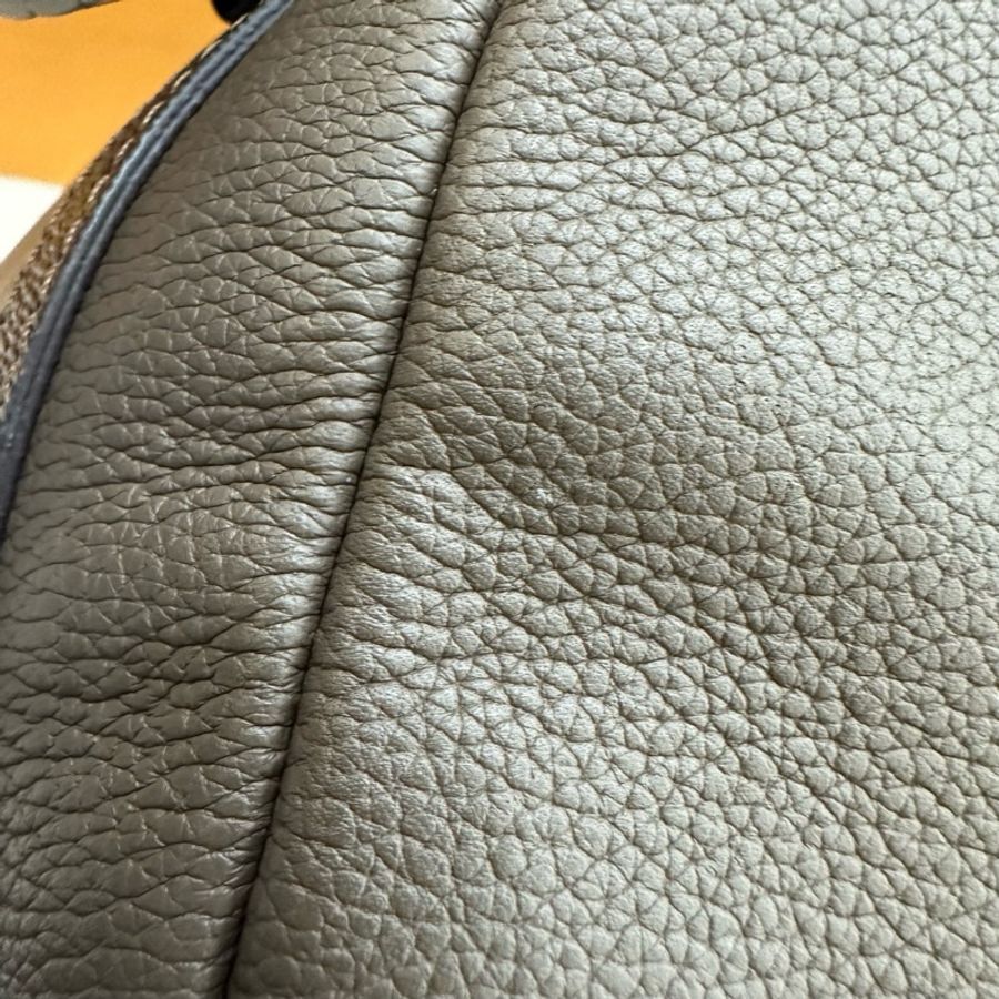 Louis Vuitton 路易威登 Express小號枕頭包 灰色牛皮-6