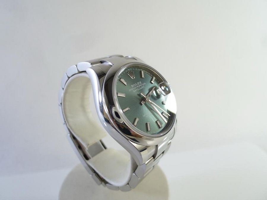ROLEX 勞力士 278240 Datejust 31 手錶 綠面鋼款 蠔式 機械女錶 盒單齊全-3
