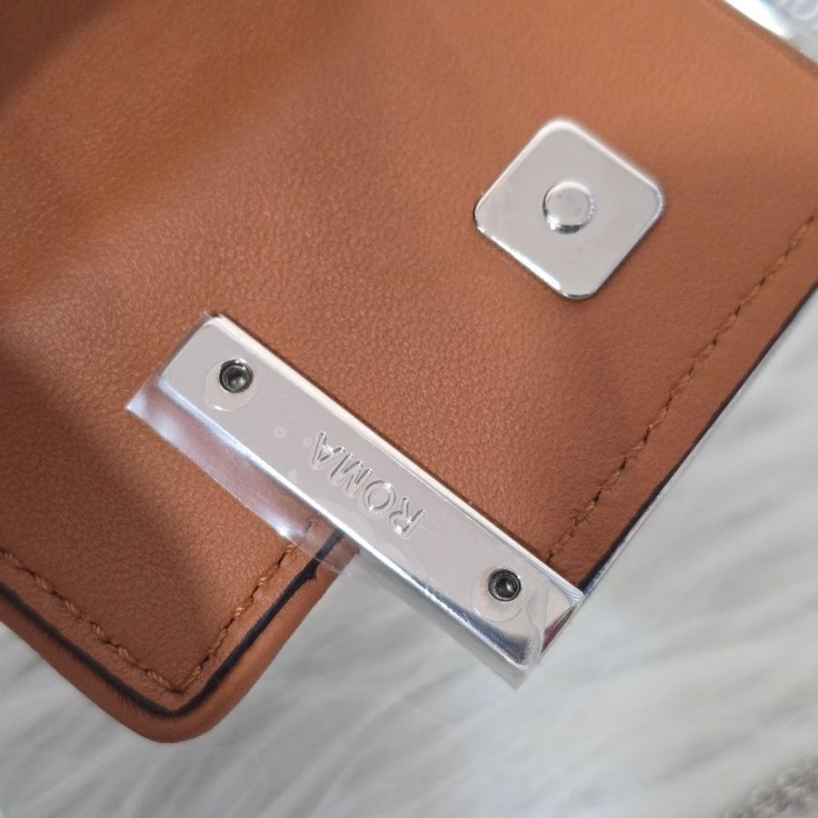 FENDI FF Logo 藍色迷你鏈條包|全新-20