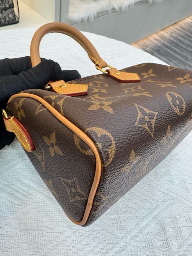 路易威登/Louis Vuitton 新款Nano Speedy 24年單肩斜挎包 肩帶可調節可拆卸 尺寸16.5x8x10cm-15