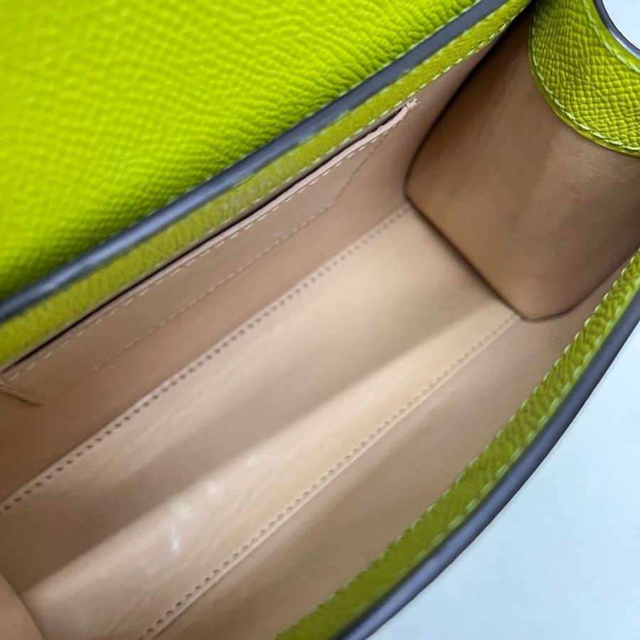 Moynat rejane莫奈黃綠色手提包肩背包-2