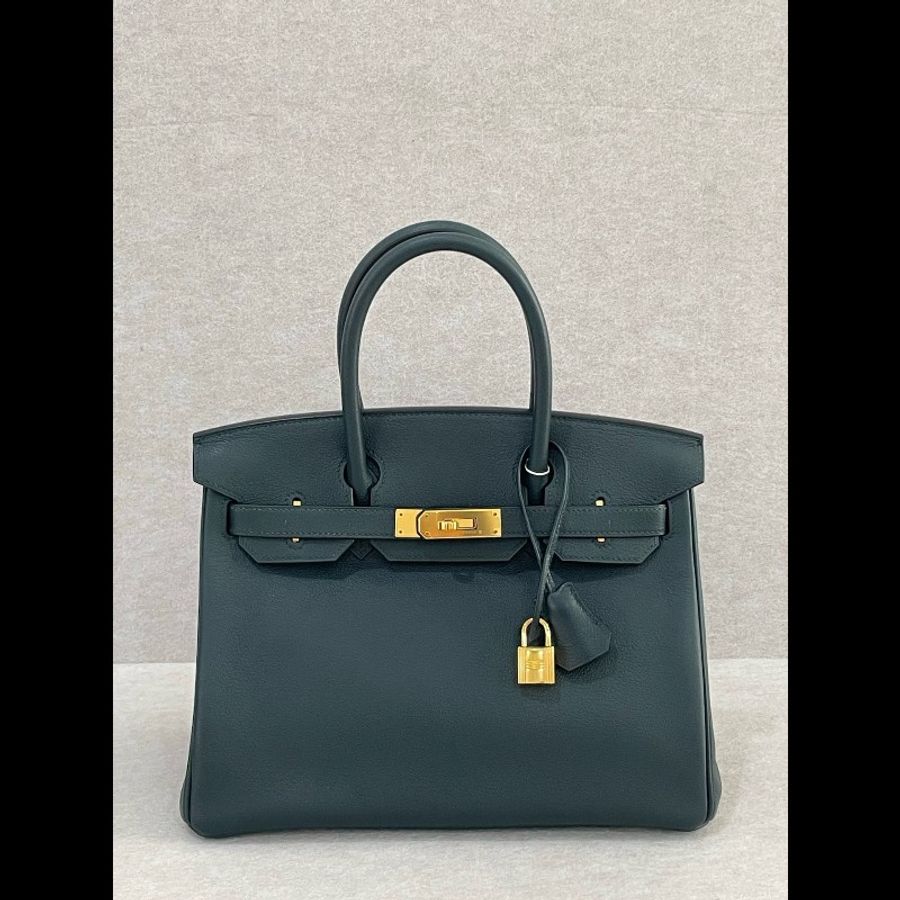 Hermes Birkin 30
Vert Rousseau Taurillon Novillo GHW-1