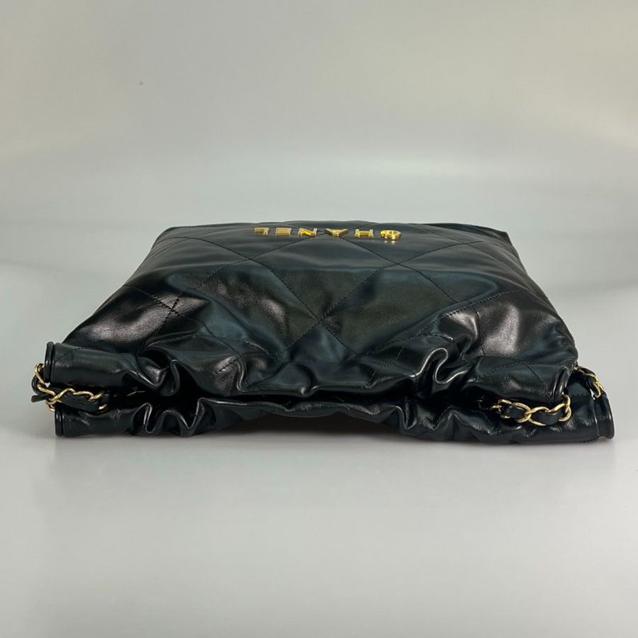 全新品 CHANEL AS3260 22包小號黑金-5