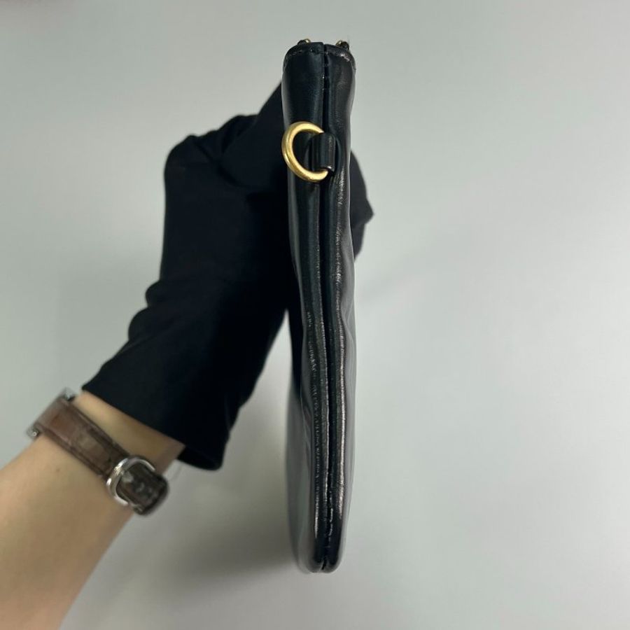 全新品 CHANEL AS3260 22包小號黑金-12