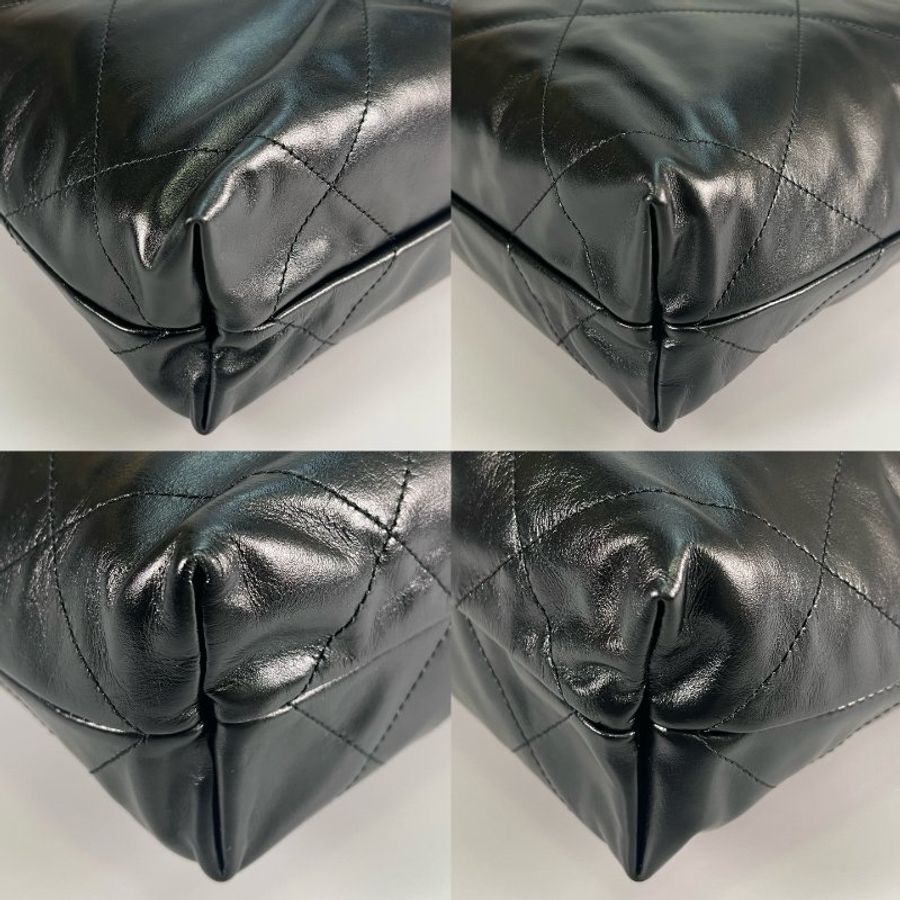全新品 CHANEL AS3260 22包小號黑金-20