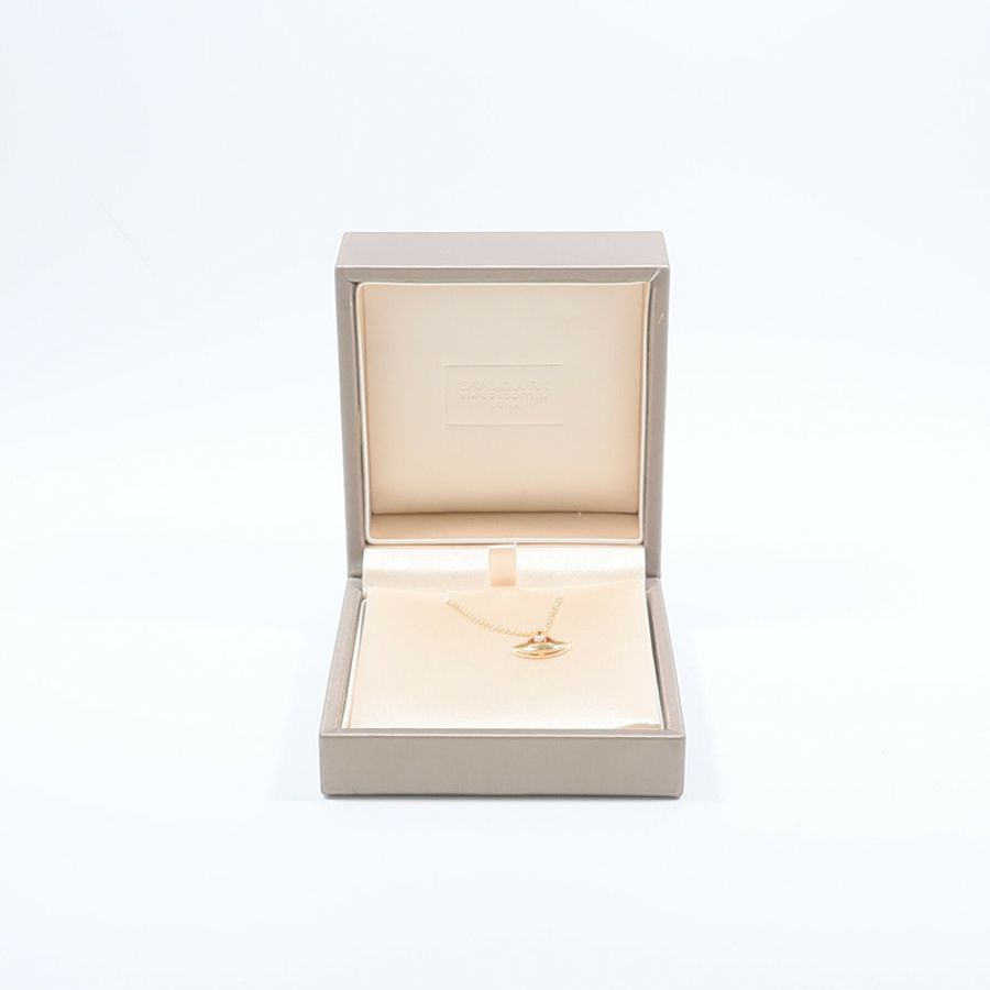 BVLGARI 18K玫瑰金Divas Dream Necklace鑽石項鍊-8