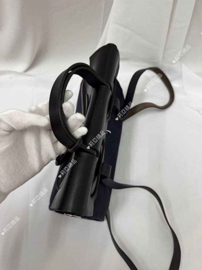 莉亞精品♡ Hermes Herbag31黑銀二合一 二手美包-6