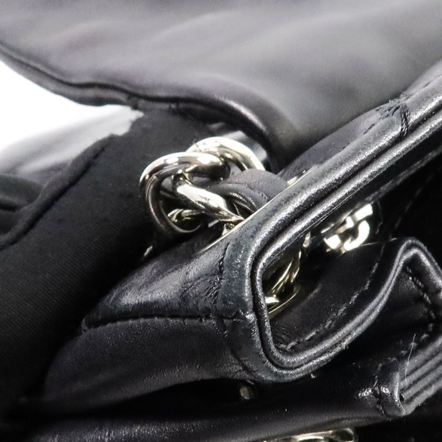 CHANEL 牛皮皮革Chain Shoulder Bag鏈帶肩背袋-16