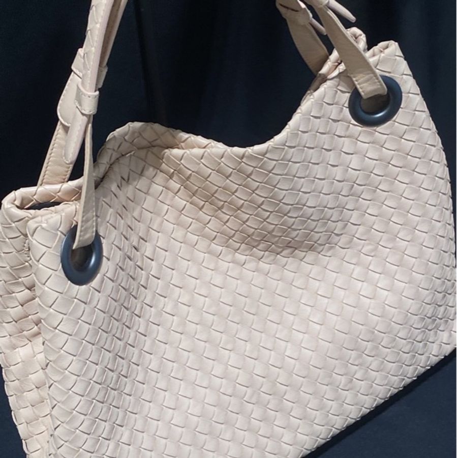 BOTTEGA VENETA 葆蝶家 BV 手提包 羊皮 36*24 粉色-6