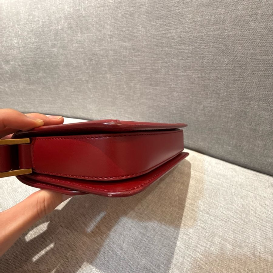 【極美現貨】Saint Laurent YSL solferino包(小號)Small 復古紅-17