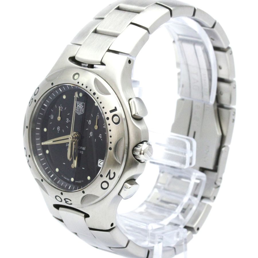 TAG HEUER 豪雅 Kirium 計時碼錶 精鋼石英男士腕錶 CL1110 拋光-1