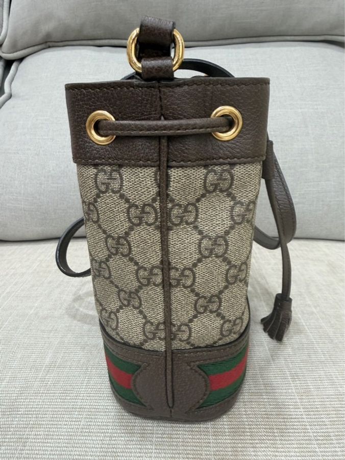 Gucci古馳Ophidia系列迷你 mini GG水桶包-11