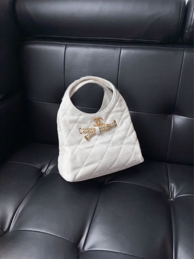 💎Chanel香奈兒| 25s白金hobo手提腋下包 |98新芯片款-3