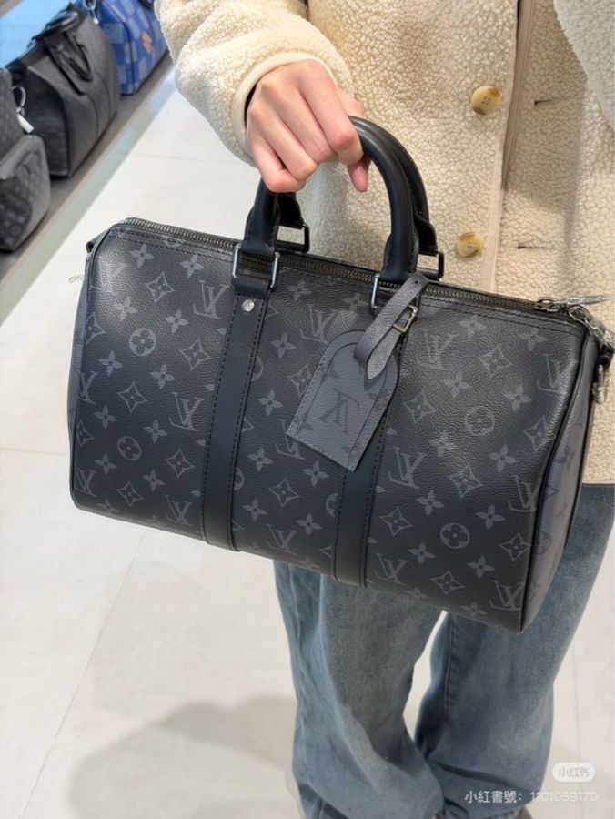 LV M46655 Keepall 35 黑武士-1