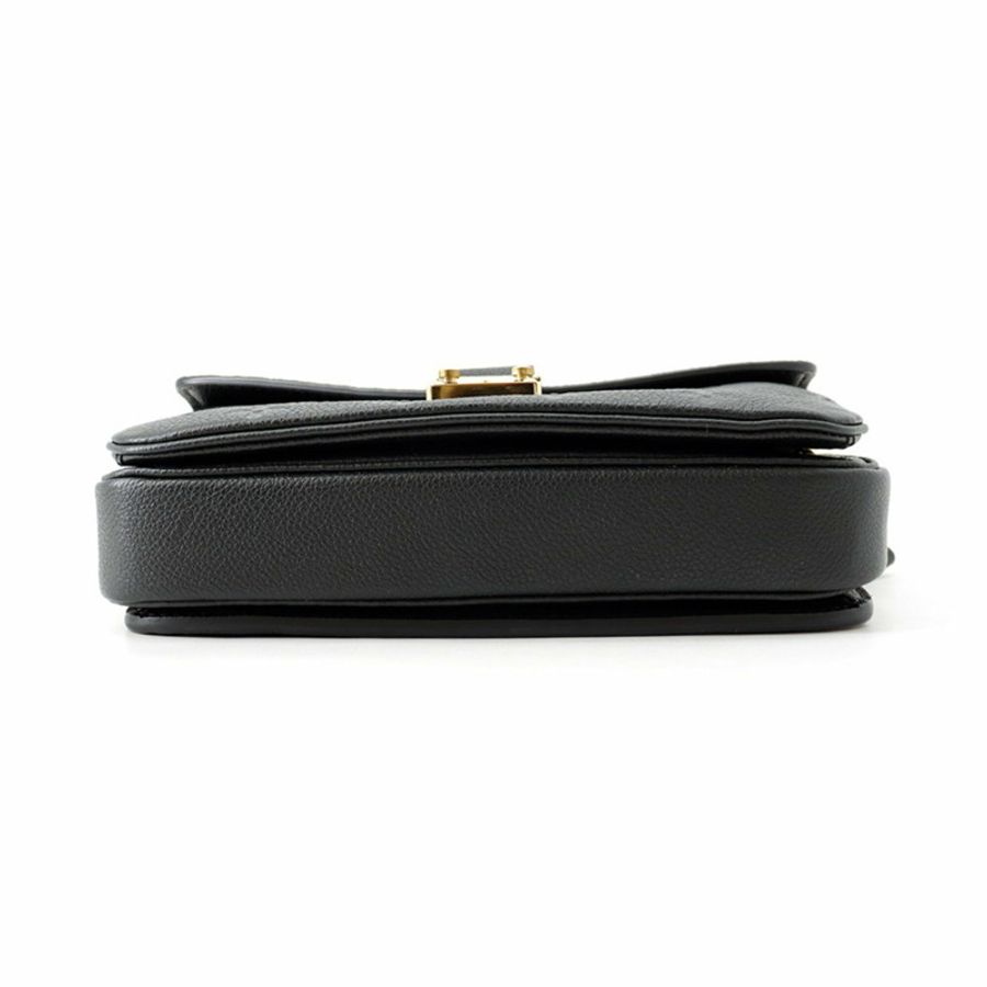 Louis Vuitton Monogram Empreinte Pochette Métis EW M46595 2 路肩包,黑色。女士手提包。路易威登-2
