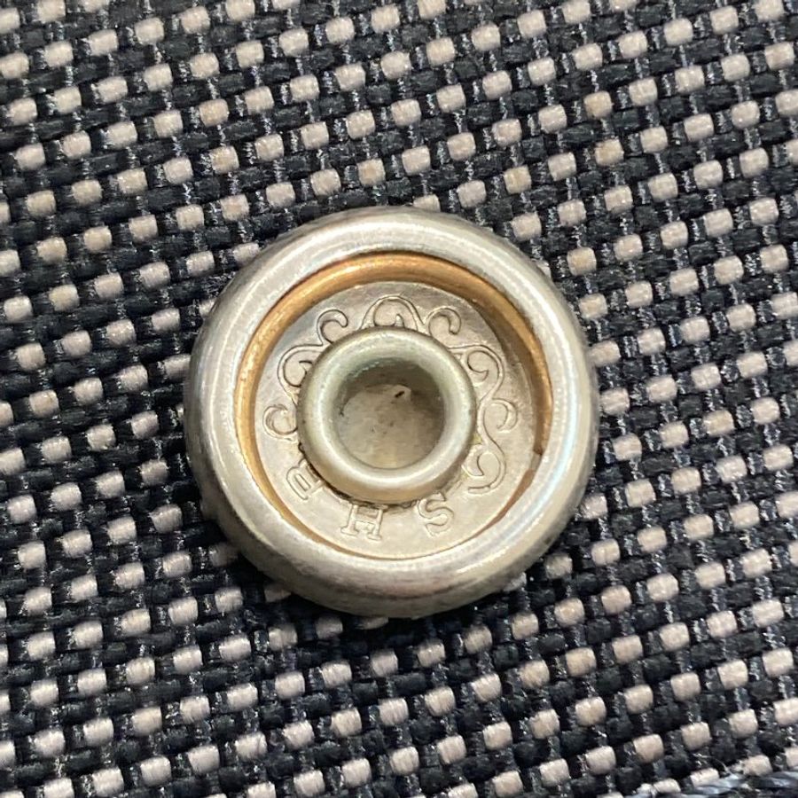 HERMES 愛馬仕 Herline a dos PM 後背包 帆布 灰色 銀釦-13