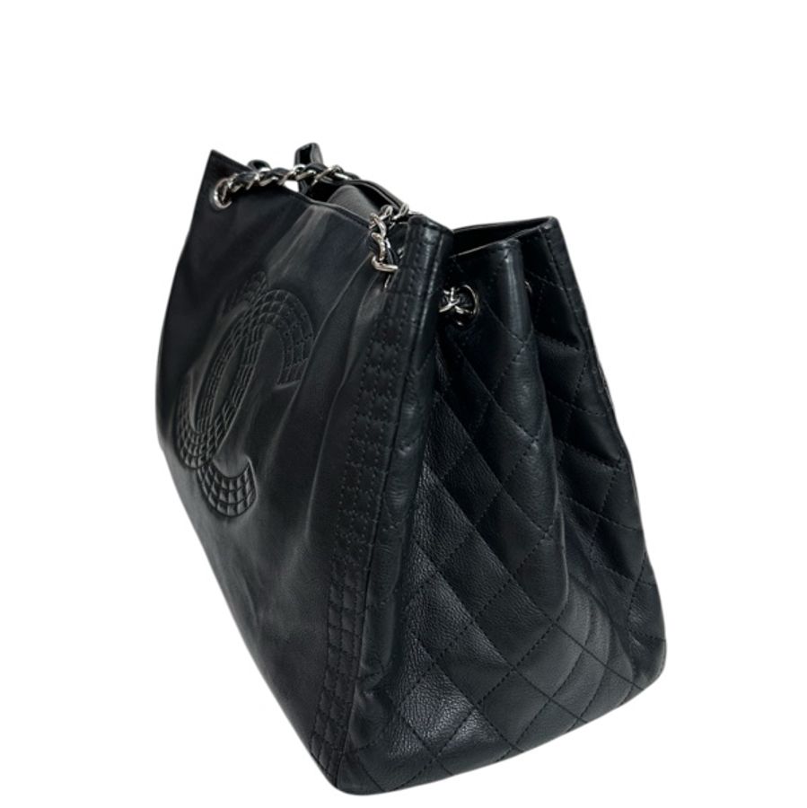 Chanel 大CC Logo 側揹錬袋-10