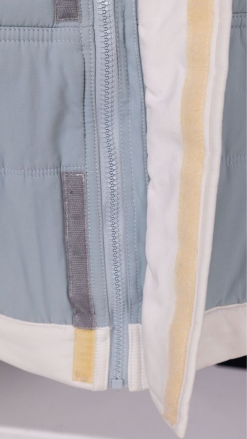 Chanel 01年运动方标系列蓝白拼色棉服滑雪服-35