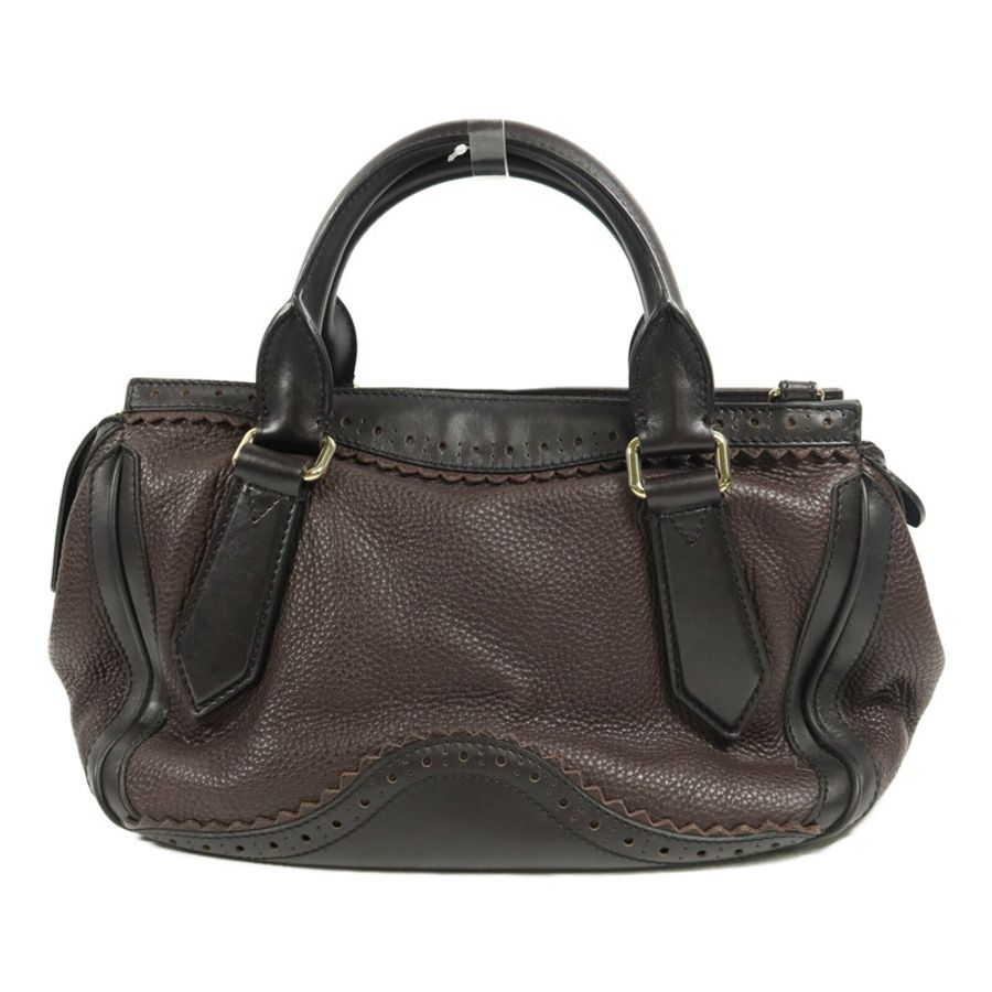 BURBERRY 牛皮皮革2 Way Shoulder手挽肩背兩用袋-1