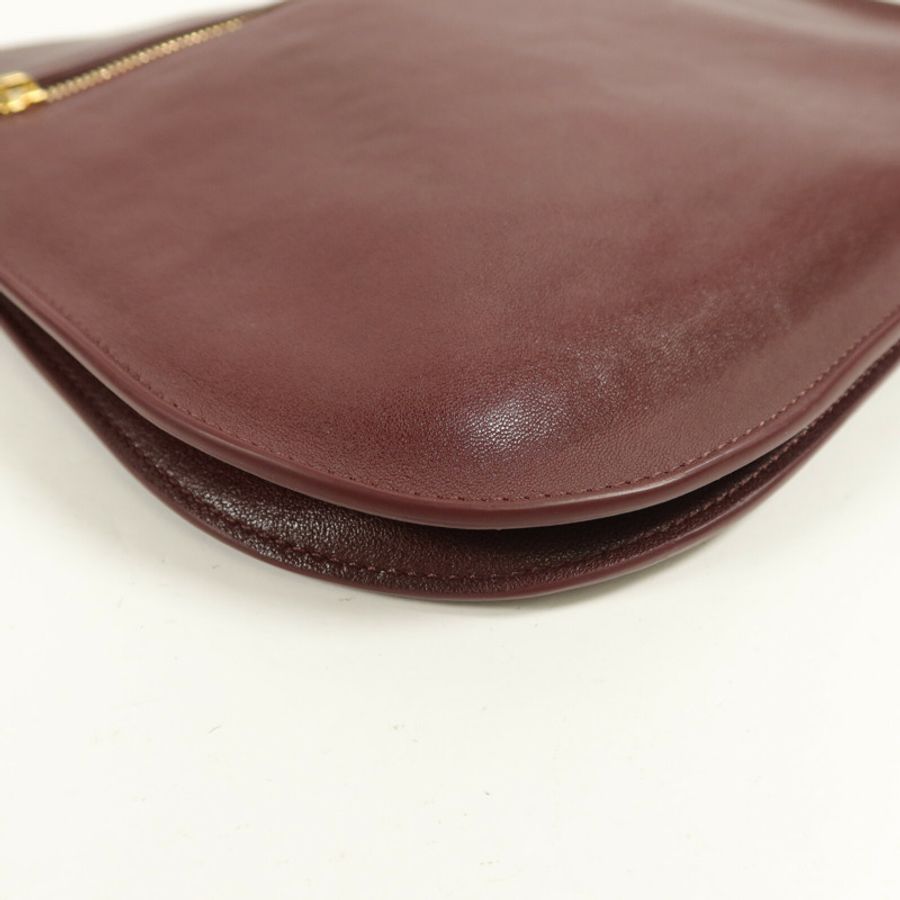 CELINE 羊皮皮革Soft Triomphe Besace肩背袋-13