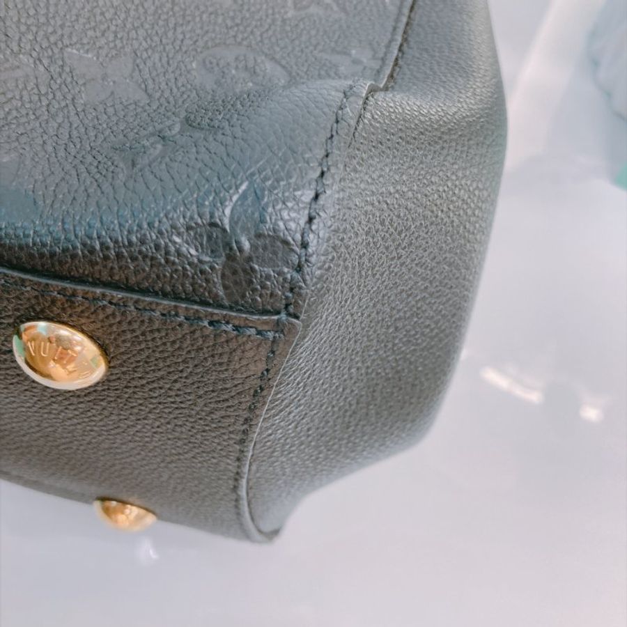 MS0809 Louis Vuitton 路易威登經典暗花紋兩用包包 Montaigne BB Bag Monogram Empreinte x Black-8
