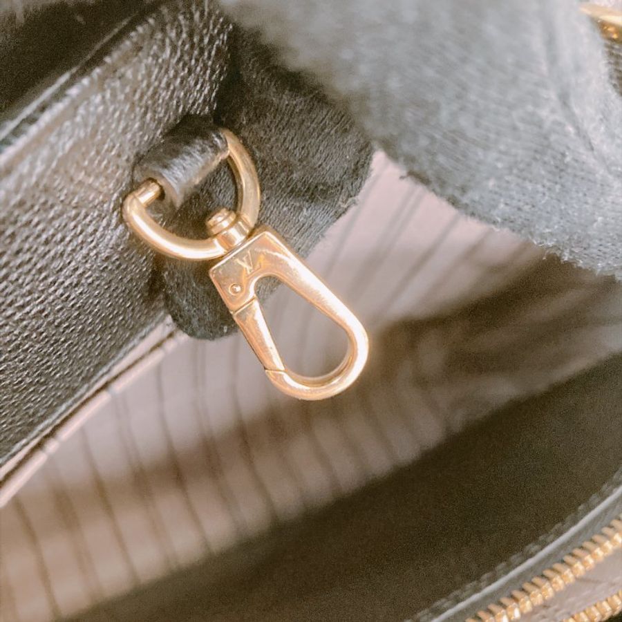 MS0809 Louis Vuitton 路易威登經典暗花紋兩用包包 Montaigne BB Bag Monogram Empreinte x Black-11