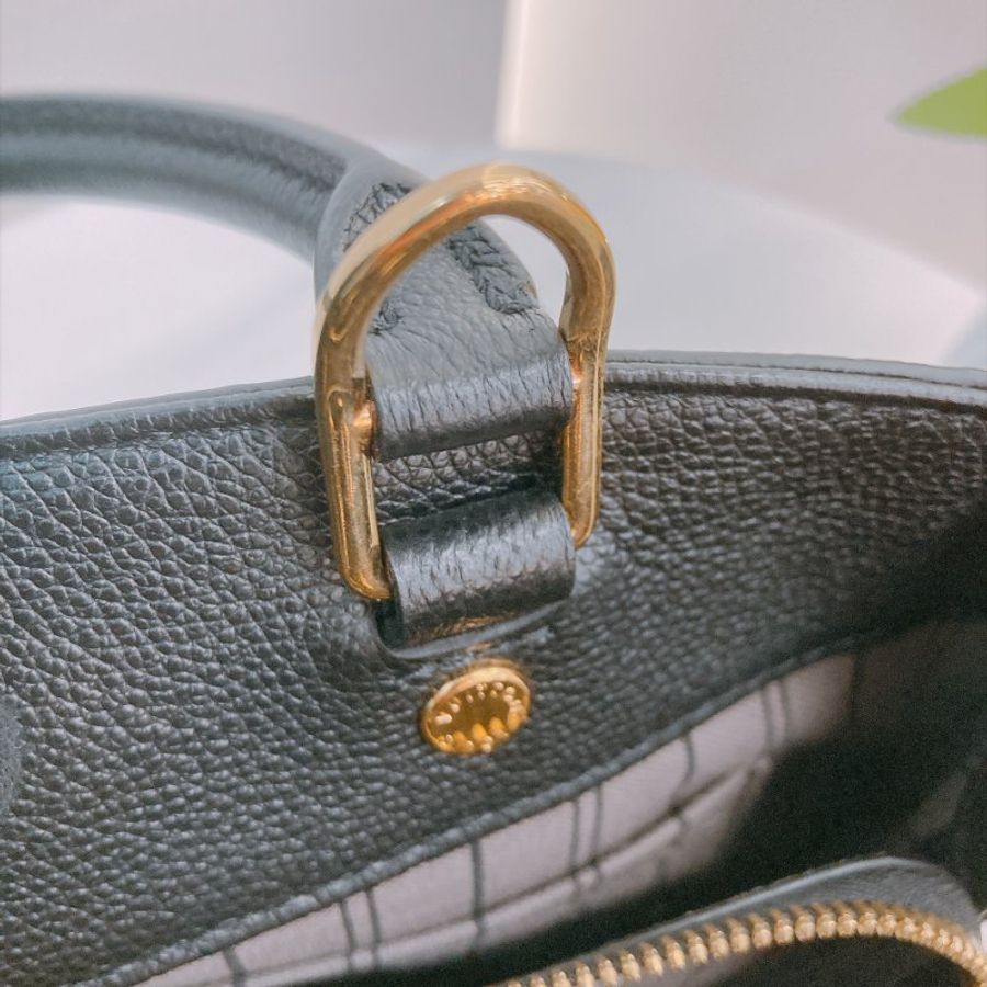 MS0809 Louis Vuitton 路易威登經典暗花紋兩用包包 Montaigne BB Bag Monogram Empreinte x Black-15